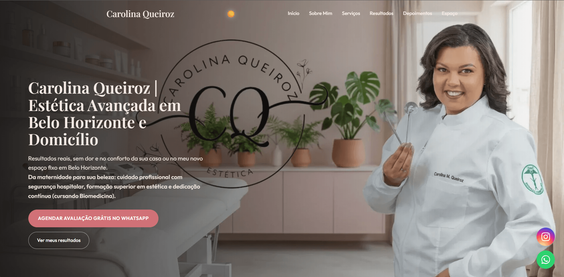 Landing Page Saúde & Estética